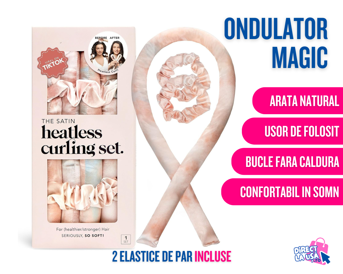 Set Bigudiu Mare + Elastice