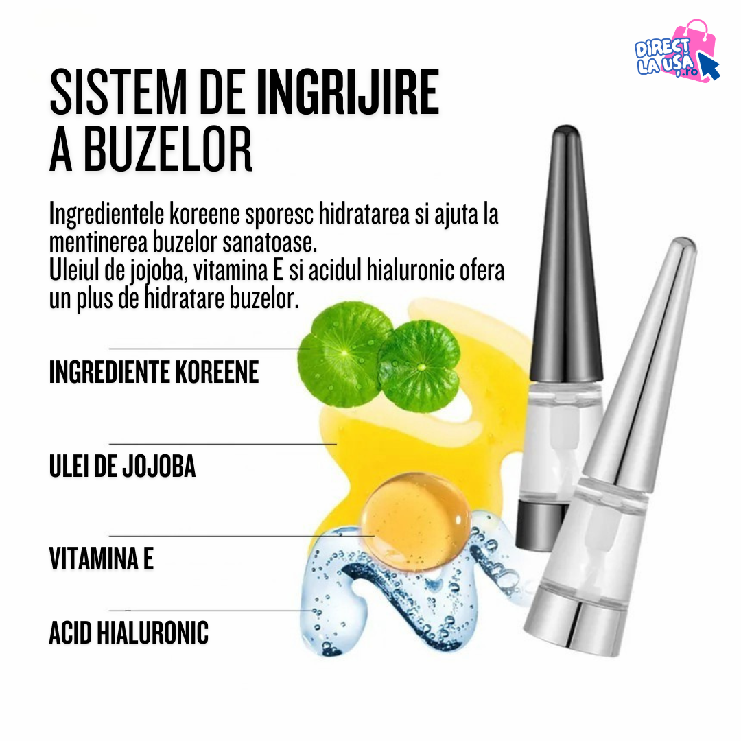 Luciu de Buze Korean pentru Volum